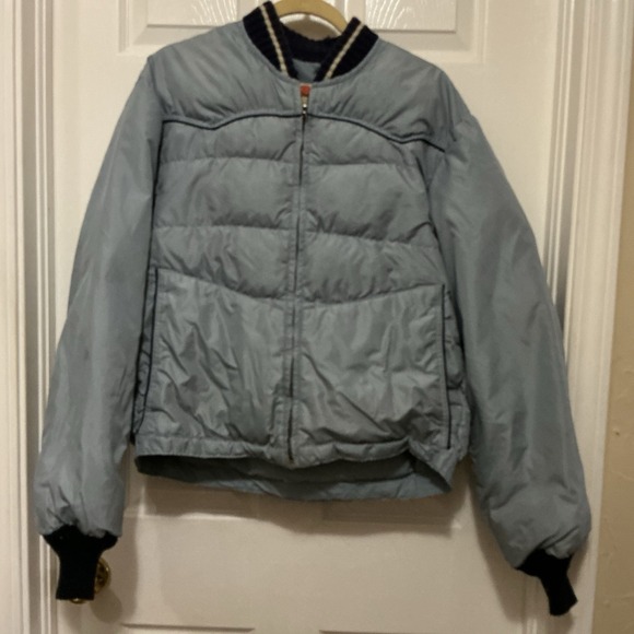 Comfy USA Jackets & Blazers - VTG Comfy Goose Down‎ Puffer Jacket Lt Blue Women MEDIUM Sioux Falls SD USA 70s